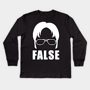 FALSE Kids Long Sleeve T-Shirt